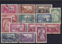 MONACO 1932-37 - Canceled - Sc# 110-113, 115, 117, 118, 120-122, 124, 125, 126, 128 - Usati