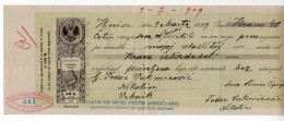 1909. AUSTRIA,CROATIA,KNIN,CHEQUE BY SERBIAN CREDIT BANK - Österreich
