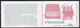 SWEDEN(1990) Vikings. Ship. Booklet Of 8 Stamps. Scott No 1808a. - Blocks & Sheetlets