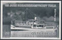 AUSTRIA(2009) Propellor Steamer "Thalia". Black Print. - Proofs & Reprints