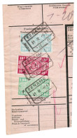 Fragment Bulletin D'expedition TR, Obliterations Centrales Nettes EENAME, RARE - Usati