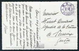 Switzerland Herisau Kaserne Postcard M.S.A. Feldpost V/4 - Documents