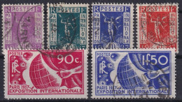 FRANCE 1936 - Canceled - YT 322-327 - Complete Set! - Used Stamps