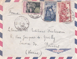 A.O.F ---1960-- Lettre De PORTO-NOVO  RP  Pour POITIERS-86 (France).... Composition De Timbres  Sur Lettre....... - Cartas & Documentos
