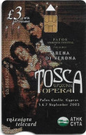 Cyprus - Cyta (Chip) - Opera, Tosca, 08.2003, 50.000ex, Used - Chipre