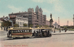 Melbourne - Spring Street - Grand Hotel - Tram - Melbourne