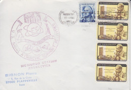 Antarctique, Lettre Obl. US Navy Le 21 Nov 73 + Cachet US Naval Mc Murdo Station Antarctica Pour La France - Brieven En Documenten