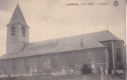 LUBBEEK De Kerk L'église  Carte Dos Divisé Non Postée - Lubbeek