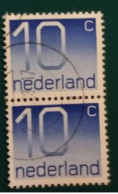 1976 Michel-Nr. 1066A Senkrechtes Paar Gestempelt (DNH) - Usati