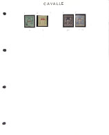 CAVALE  (colonie)   - Collection Neufs X  , Oblitérés - Cote : 282€ - Voir Tous Les Scans (cla 103) - Collections (sans Albums)