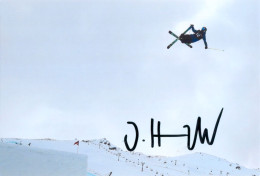 Autogramm Freestyle Big Air Halfpipe Slopestyle Jonas Hunziker Schweiz Switzerland Suisse Svizzera Unterseen Brienzwiler - Autógrafos