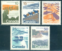 1972 Landscape,Bighorn Sheep,Polar Bear,Forest,prairie,cliff,Canada,506 ,MNH - Nature