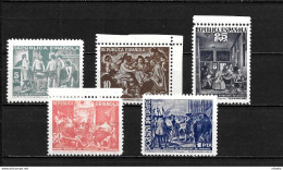 LOTE 1892 D  /// (C160)  ESPAÑA 1938  EDIFIL Nº: BENEFICENCIA 29/33 **MNH   // CATAL/COTE: 5,50€ - Beneficenza