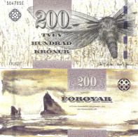 Faroe Islands 200 Faroese Krónur ND [2011] P-31 UNC - Färöer Inseln