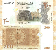 Syria 200 Pounds 2009 P-114a UNC - Syrien