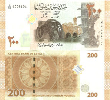 Syria 200 Pounds 2021 P-114b UNC - Siria