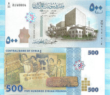 Syria 500 Pounds 2013 P-115 UNC - Syrië