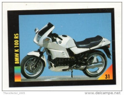 FIGURINA TRADING CARDS - LA MIA MOTO  - MY MOTORBIKE - MASTERS EDIZIONI (1993) - BMW K 100 RS - Engine