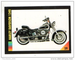 FIGURINA TRADING CARDS - LA MIA MOTO  - MY MOTORBIKE - MASTERS EDIZIONI (1993) - HARLEY DAVIDSON 1340 - Motoren