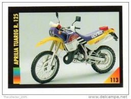 FIGURINA TRADING CARDS - LA MIA MOTO - MY MOTORBIKE - MASTERS EDIZIONI (1993) - APRILIA TUAREG R. 125 - Motori