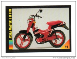 FIGURINA TRADING CARDS - LA MIA MOTO - MY MOTORBIKE - MASTERS EDIZIONI (1993) - ATALA MASTER 3 LF FIRE - Moteurs