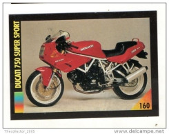 FIGURINA TRADING CARDS - LA MIA MOTO - MY MOTORBIKE - MASTERS EDIZIONI (1993) - DUCATI 750 SUPER SPORT - Motori