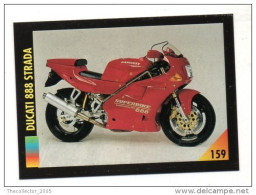 FIGURINA TRADING CARDS - LA MIA MOTO - MY MOTORBIKE - MASTERS EDIZIONI (1993) - DUCATI 888 STRADA - Motori
