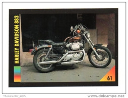 FIGURINA TRADING CARDS - LA MIA MOTO - MY MOTORBIKE - MASTERS EDIZIONI (1993) - HARLEY DAVIDSON 883 - Motori
