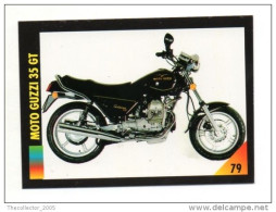 FIGURINA TRADING CARDS - LA MIA MOTO - MY MOTORBIKE - MASTERS EDIZIONI (1993) - MOTO GUZZI 35 GT - Motori