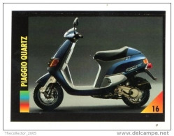 FIGURINA TRADING CARDS - LA MIA MOTO - MY MOTORBIKE - MASTERS EDIZIONI (1993) - PIAGGIO QUARTZ - Motores