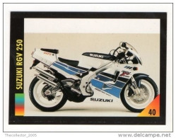 FIGURINA TRADING CARDS - LA MIA MOTO - MY MOTORBIKE - MASTERS EDIZIONI (1993) - SUZUKI RGV 250 - Motores