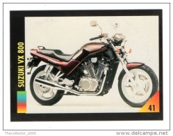 FIGURINA TRADING CARDS - LA MIA MOTO - MY MOTORBIKE - MASTERS EDIZIONI (1993) - SUZUKI VX 800 - Motores