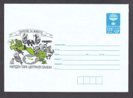 PS 1282/1997 - Mint, Animals: Central Balkan National Park, Post. Stationery - Bulgaria - Covers