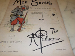 ALBUM MILITAIRE MON SURSI ALBERT GUILLAUME 1900 - French