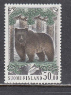 Finland 1989 - Animals: Brown Bear, Mi-Nr. 1090, MNH** - Unused Stamps