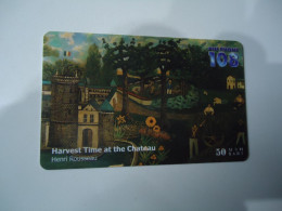 THAILAND USED  CARDS PIN 108 PAINTING HENRI ROUSSEAU - Pintura