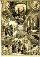 GRAVURE RELIGIEUSE XIXème Siècle 1891 OEUVRES CORPORELLES DE MISERICORDE - Art Religieux