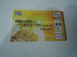 THAILAND USED  CARDS PIN 108    ANNIVERSARY TELECOM - Thaïland