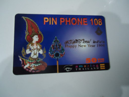 THAILAND USED CARDS PIN 108 AMAZINS NEW YEAR  1998 - Kultur