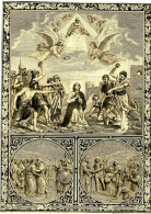 GRAVURE RELIGIEUSE XIXème Siècle 1891 / 5 -ème COMMANDEMENT DE DIEU SUITE - Religious Art