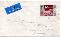 73243 - Malta - 1971 - 10d QEII EF A LpBf PAOLA -> Westdeutschland - Malte