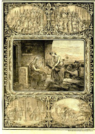 GRAVURE RELIGIEUSE XIXème Siècle 1891 / 4 -ème COMMANDEMENT DE DIEU SUITE - Art Religieux