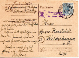 73245 - Alliierte Besetzung - 1948 - 12Pfg Arbeiter EF A Kte Landpoststpl ILTMERSDORF -> DAHME -> Wildeshausen - Storia Postale