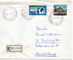 73248 - Italien - 1963 - 115Lire Alpenclub MiF A R-Bf CORVARA -> Westdeutschland - 1961-70: Marcofilie