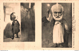 VICTOR HUGO EN IMAGES PARODIES DE L'ECHEC DES BURGRAVES ET DU PONTIFICAT DES DERNIERES ANNEES - Ecrivains