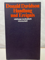 Handlung Und Ereignis. - Philosophy