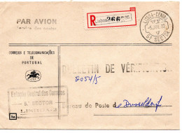 73251 - Portugal - 1972 - R-LpPostdienstumschlag LISBOA -> Westdeutschland - Lettres & Documents