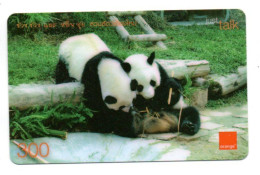 Panda Ours Bear Carte Prépayée Thaïlande Card Card (F 405) - Thaïland