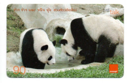 Panda Ours Bear Carte Prépayée Thaïlande Card Card (F 407) - Thaïland