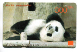 Panda Ours Bear Carte Prépayée Thaïlande Card Card (F 408) - Thaïland